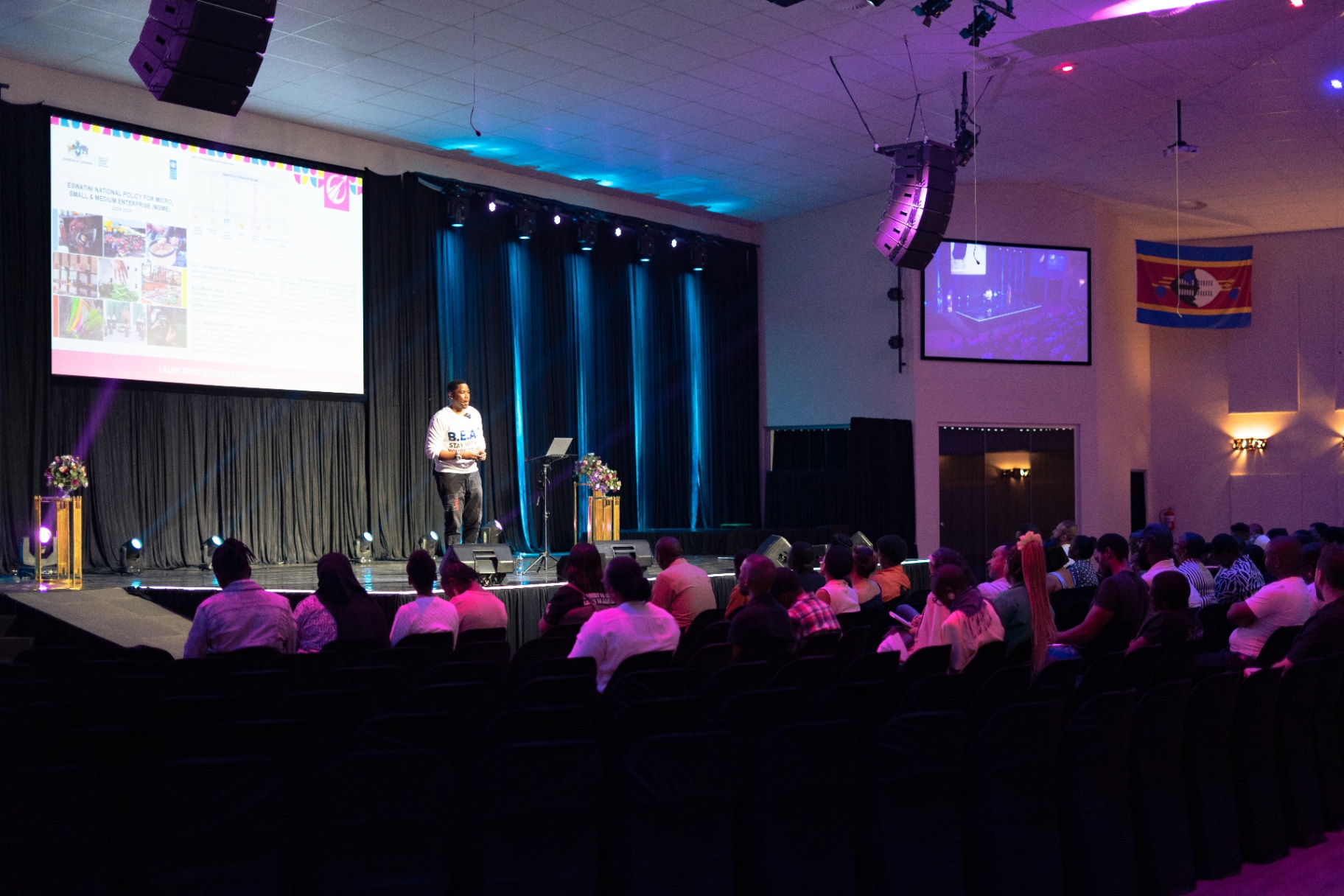 LaunchPad Business Conference — keynote stage
